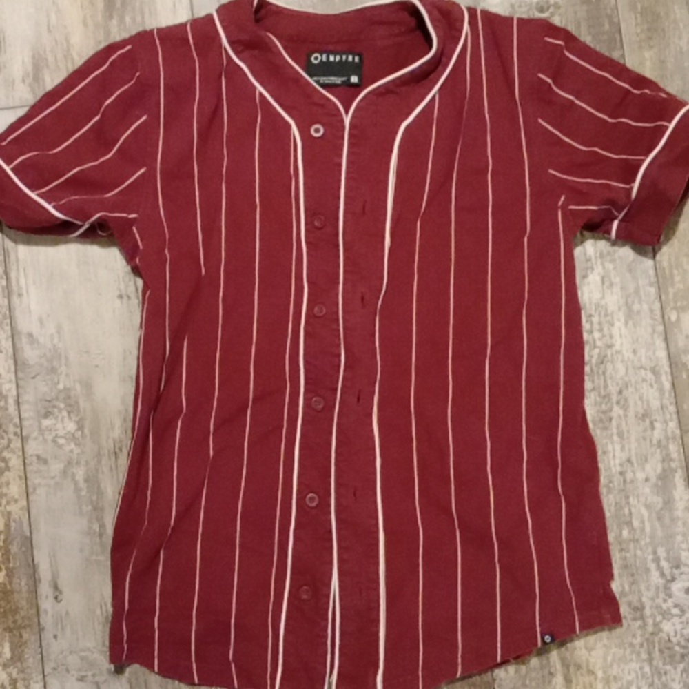 Baseball button down shirt